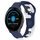 Per cinturino in silicone bicolore Garmin Vivoactive3 Music da 20 mm (blu + bianco) Per cinturino in silicone bicolore Garmin Vivoactive3 Music da 20 mm (blu + bianco)
