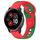 Per cinturino in silicone bicolore Garmin Venu 2 Plus da 20 mm (rosso + verde) Per cinturino in silicone bicolore Garmin Venu 2 Plus da 20 mm (rosso + verde)