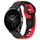 Per Xiaomi Watch S2 46mm 22mm cinturino in silicone bicolore (nero + rosso) Per Xiaomi Watch S2 46mm 22mm cinturino in silicone bicolore (nero + rosso)