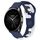 Per Xiaomi Watch S2 46mm 22mm cinturino in silicone bicolore (blu + bianco) Per Xiaomi Watch S2 46mm 22mm cinturino in silicone bicolore (blu + bianco)