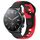 Per Xiaomi MI Watch S1 cinturino in silicone bicolore da 22 mm (nero + rosso) Per Xiaomi MI Watch S1 cinturino in silicone bicolore da 22 mm (nero + rosso)