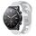 Per Xiaomi MI Watch S1 cinturino in silicone bicolore da 22 mm (grigio + bianco)