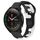 Per Xiaomi MI Watch S1 Pro cinturino in silicone bicolore da 22 mm (nero + bianco)