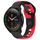 Per Xiaomi MI Watch S1 Pro cinturino in silicone bicolore da 22 mm (nero + rosso) Per Xiaomi MI Watch S1 Pro cinturino in silicone bicolore da 22 mm (nero + rosso)
