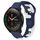 Per Xiaomi MI Watch S1 Pro cinturino in silicone bicolore da 22 mm (blu + bianco) Per Xiaomi MI Watch S1 Pro cinturino in silicone bicolore da 22 mm (blu + bianco)
