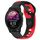 Per cinturino in silicone bicolore Garmin Forerunner 255 da 22 mm (nero + rosso) Per cinturino in silicone bicolore Garmin Forerunner 255 da 22 mm (nero + rosso)