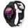 Per cinturino in silicone bicolore Garmin Forerunner 255 Music da 22 mm (nero + bianco) Per cinturino in silicone bicolore Garmin Forerunner 255 Music da 22 mm (nero + bianco)