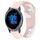 Per cinturino in silicone bicolore Garmin Venu 2 da 22 mm (rosa + bianco)