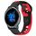 Per cinturino in silicone bicolore Garmin Venu 2 da 22 mm (nero + rosso)