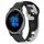 Per cinturino in silicone bicolore Garmin Venu 2 da 22 mm (nero + grigio)