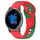 Per cinturino in silicone bicolore Garmin Venu 2 da 22 mm (rosso + verde)