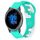 Per cinturino in silicone bicolore Garmin Venu 2 da 22 mm (ciano + bianco) Per cinturino in silicone bicolore Garmin Venu 2 da 22 mm (ciano + bianco)
