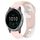 Per cinturino in silicone bicolore Garmin Venu 3 da 22 mm (rosa + bianco)