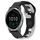 Per cinturino in silicone bicolore Garmin Venu 3 da 22 mm (nero + grigio)