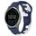 Per cinturino in silicone bicolore Garmin Venu 3 da 22 mm (blu + bianco)