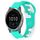 Per cinturino in silicone bicolore Garmin Venu 3 da 22 mm (ciano + bianco) Per cinturino in silicone bicolore Garmin Venu 3 da 22 mm (ciano + bianco)