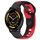 Per cinturino in silicone bicolore Garmin Vivoactive 4 da 22 mm (nero + rosso) Per cinturino in silicone bicolore Garmin Vivoactive 4 da 22 mm (nero + rosso)