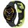 Per cinturino in silicone bicolore Garmin Vivoactive 4 da 22 mm (nero + verde) Per cinturino in silicone bicolore Garmin Vivoactive 4 da 22 mm (nero + verde)