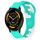 Per cinturino in silicone bicolore Garmin Vivoactive 4 da 22 mm (ciano + bianco) Per cinturino in silicone bicolore Garmin Vivoactive 4 da 22 mm (ciano + bianco)