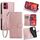 Per Motorola Moto G05 Custodia in pelle goffrata con motivo albero e cervo (oro rosa) Per Motorola Moto G05 Custodia in pelle goffrata con motivo albero e cervo (oro rosa)