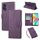 Custodia in pelle con 3 slot per carte di credito e motivo a fiori di rosa per OPPO A38 4G / A18 (viola scuro) Custodia in pelle con 3 slot per carte di credito e motivo a fiori di rosa per OPPO A38 4G / A18 (viola scuro)