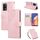 Custodia in pelle con 3 slot per carte di credito e motivo a fiori di rosa per OPPO A94 4G / F19 Pro (rosa) Custodia in pelle con 3 slot per carte di credito e motivo a fiori di rosa per OPPO A94 4G / F19 Pro (rosa)