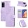 Custodia in pelle con 3 slot per carte di credito e motivo a fiori di rosa per OPPO A94 4G / F19 Pro (viola) Custodia in pelle con 3 slot per carte di credito e motivo a fiori di rosa per OPPO A94 4G / F19 Pro (viola)