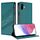 Per Samsung Galaxy F06 5G / M06 5G Custodia per telefono in pelle retrò con portafoglio multifunzionale in rilievo (verde scuro) Per Samsung Galaxy F06 5G / M06 5G Custodia per telefono in pelle retrò con portafoglio multifunzionale in rilievo (verde scuro)
