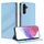 Per Samsung Galaxy F16 5G / M16 5G Custodia per telefono in pelle retrò con portafoglio multifunzionale in rilievo (azzurro chiaro) Per Samsung Galaxy F16 5G / M16 5G Custodia per telefono in pelle retrò con portafoglio multifunzionale in rilievo (azzurro chiaro)