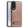 Per Samsung Galaxy S25 Edge 5G Custodia per telefono con supporto multifunzione MagSafe PU (oro rosa) Per Samsung Galaxy S25 Edge 5G Custodia per telefono con supporto multifunzione MagSafe PU (oro rosa)