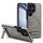 Per Samsung Galaxy S23 Ultra 5G Custodia per telefono con supporto multifunzione MagSafe PU (grigio titanio) Per Samsung Galaxy S23 Ultra 5G Custodia per telefono con supporto multifunzione MagSafe PU (grigio titanio)