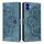 Per iPhone 16 Custodia per telefono in pelle smerigliata retrò con motivo mandala in rilievo (blu) Per iPhone 16 Custodia per telefono in pelle smerigliata retrò con motivo mandala in rilievo (blu)