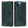 Per iPhone 12 / 12 Pro Custodia per telefono in pelle smerigliata retrò con motivo mandala in rilievo (verde) Per iPhone 12 / 12 Pro Custodia per telefono in pelle smerigliata retrò con motivo mandala in rilievo (verde)