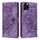 Per iPhone 11 Pro Custodia per telefono in pelle smerigliata retrò con stampa mandala (viola) Per iPhone 11 Pro Custodia per telefono in pelle smerigliata retrò con stampa mandala (viola)