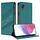 Per Samsung Galaxy XCover 5 Custodia per telefono in pelle retrò con portafoglio multifunzionale in rilievo (verde scuro) Per Samsung Galaxy XCover 5 Custodia per telefono in pelle retrò con portafoglio multifunzionale in rilievo (verde scuro)