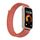 Per Huawei Band 10/9/8 Cinturino per orologio con gancio e passante in nylon con connettore metallico (rosso rosa) Per Huawei Band 10/9/8 Cinturino per orologio con gancio e passante in nylon con connettore metallico (rosso rosa)
