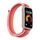 Per Huawei Band 10/9/8 Cinturino per orologio con gancio e passante in nylon con connettore metallico (peonia) Per Huawei Band 10/9/8 Cinturino per orologio con gancio e passante in nylon con connettore metallico (peonia)