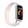 Per Huawei Band 10/9/8 Cinturino per orologio con gancio e passante in nylon con connettore metallico (rosa perla) Per Huawei Band 10/9/8 Cinturino per orologio con gancio e passante in nylon con connettore metallico (rosa perla)