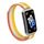 Per Huawei Band 10/9/8 Cinturino per orologio con gancio e passante in nylon con connettore in plastica (bianco miglio) Per Huawei Band 10/9/8 Cinturino per orologio con gancio e passante in nylon con connettore in plastica (bianco miglio)
