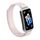 Per Huawei Band 10/9/8 Cinturino per orologio con gancio e passante in nylon con connettore in plastica (rosa perla) Per Huawei Band 10/9/8 Cinturino per orologio con gancio e passante in nylon con connettore in plastica (rosa perla)