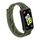 Per Huawei Band 10/9/8 Cinturino per orologio con gancio e passante in nylon con connettore in plastica (verde mimetico) Per Huawei Band 10/9/8 Cinturino per orologio con gancio e passante in nylon con connettore in plastica (verde mimetico)