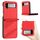 Per Samsung Galaxy Z Flip3 5G Custodia per telefono in pelle retrò con portafoglio multifunzionale in rilievo (rosso) Per Samsung Galaxy Z Flip3 5G Custodia per telefono in pelle retrò con portafoglio multifunzionale in rilievo (rosso)