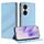 Per Asus Zenfone 10 Custodia per telefono in pelle retrò multifunzionale in rilievo (azzurro chiaro) Per Asus Zenfone 10 Custodia per telefono in pelle retrò multifunzionale in rilievo (azzurro chiaro)