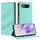 Per Asus ROG Phone 7 Pro Custodia per telefono in pelle retrò con portafoglio multifunzionale in rilievo (verde menta) Per Asus ROG Phone 7 Pro Custodia per telefono in pelle retrò con portafoglio multifunzionale in rilievo (verde menta)