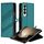 Per Samsung Galaxy Z Fold4 5G Custodia per telefono in pelle retrò con portafoglio multifunzionale in rilievo (verde scuro) Per Samsung Galaxy Z Fold4 5G Custodia per telefono in pelle retrò con portafoglio multifunzionale in rilievo (verde scuro)