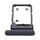Per OnePlus Ace 2V PHK110 Vassoio per scheda SIM (nero)