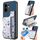 Per OPPO Reno13 F Retro Painted Zipper Back Custodia per telefono (blu)