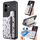 Per OPPO Reno13 F Retro Painted Zipper Back Custodia per telefono (nero)