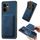 Per OPPO Reno13 F Retro Pelle Card Bag Custodia Magnetica per Telefono (Blu) Per OPPO Reno13 F Retro Pelle Card Bag Custodia Magnetica per Telefono (Blu)