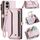 Per Samsung Galaxy S25 Edge 5G CaseMe C36 Porta carte con cerniera Portafoglio RFID Antifurto Custodia in pelle per telefono (rosa) Per Samsung Galaxy S25 Edge 5G CaseMe C36 Porta carte con cerniera Portafoglio RFID Antifurto Custodia in pelle per telefono (rosa)